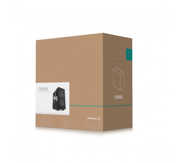 Deepcool Корпус DeepCool CH360 Black (R-CH360-BKAPE3-G-1) без БЖ