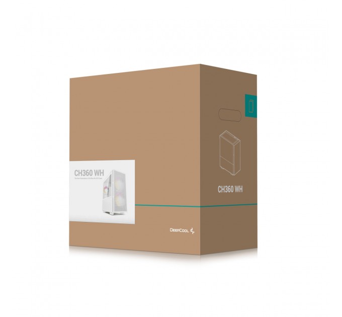 Deepcool Корпус DeepCool CH360 White (R-CH360-WHAPE3-G-1) без БЖ