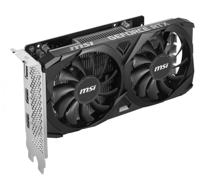 MSI Відеокарта GF RTX 3050 6GB GDDR6 Ventus 2X E 6G OC MSI (GeForce RTX 3050 VENTUS 2X E 6G OC)