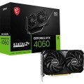MSI Відеокарта GF RTX 4060 8GB GDDR6 Ventus 2X Black OC MSI (GeForce RTX 4060 VENTUS 2X BLACK 8G OC)