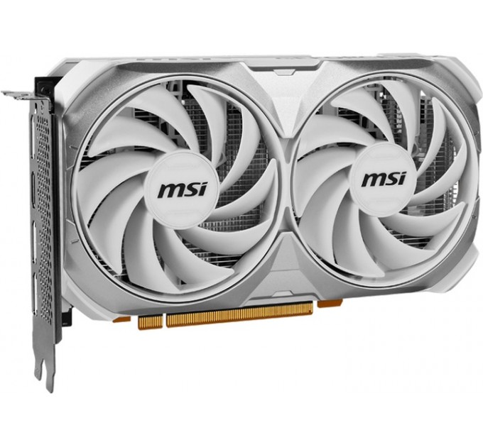 MSI Відеокарта GF RTX 4060 8GB GDDR6 Ventus 2X White OC MSI (GeForce RTX 4060 VENTUS 2X WHITE 8G OC)