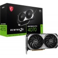MSI Відеокарта GF RTX 4070 12GB GDDR6X Ventus 2X E OC MSI (GeForce RTX 4070 VENTUS 2X E 12G OC)