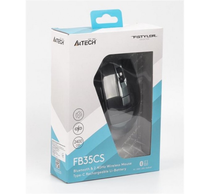 A4Tech Мышь беспроводная A4Tech Fstyler FB35CS Midnight Green