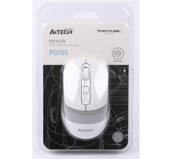 A4Tech Миша бездротова A4Tech FG10S White USB