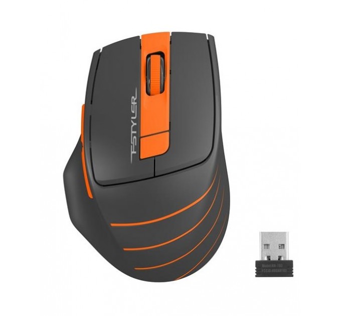 A4Tech Мышь беспроводная A4Tech FG30S Orange/Black USB