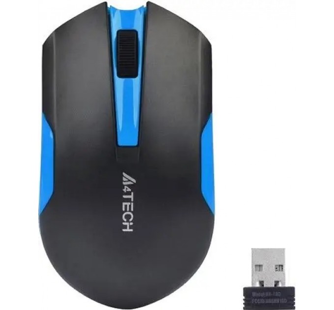 A4Tech Миша бездротова A4Tech G3-200N Black/Blue USB V-Track