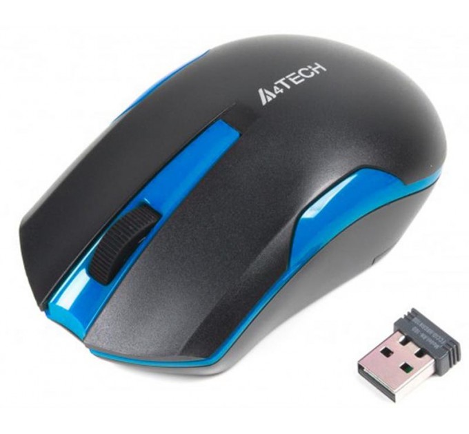 A4Tech Миша бездротова A4Tech G3-200N Black/Blue USB V-Track