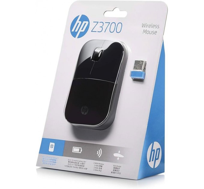 HP Мышь беспроводная HP Z3700 Black (V0L79AA)
