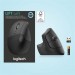 Logitech Мишка бездротова Logitech Lift Left Vertical Ergonomic (910-006495) Graphite USB