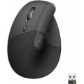 Logitech Мишка бездротова Logitech Lift Left Vertical Ergonomic (910-006495) Graphite USB