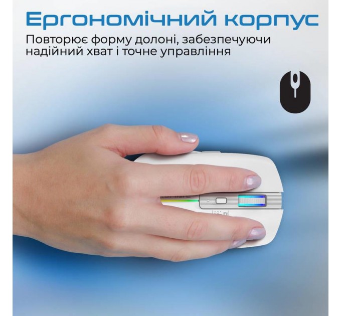 Promate Миша бездротова Promate Kitt White