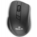 REAL-EL Миша бездротова REAL-EL RM-300 Black/Grey