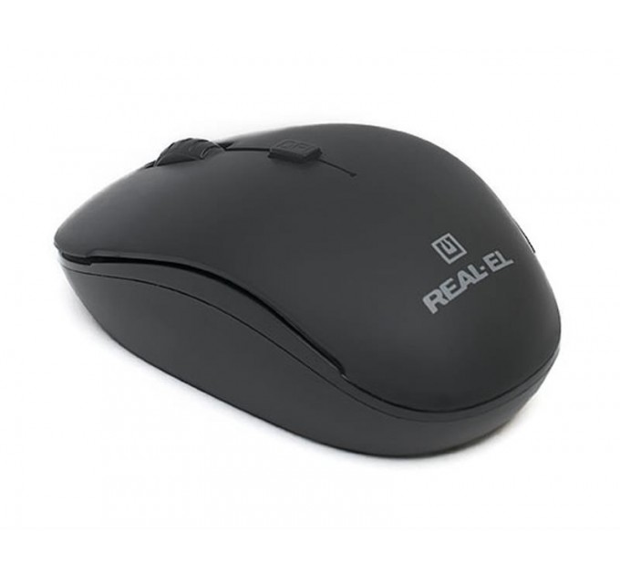 REAL-EL Миша бездротова REAL-EL RM-301 Wireless Black
