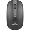 REAL-EL Миша бездротова REAL-EL RM-303 Black/Grey