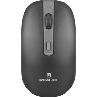 Миша бездротова REAL-EL RM-303 Black/Grey