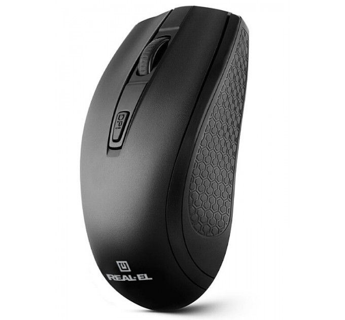 REAL-EL Миша бездротова REAL-EL RM-308 Black
