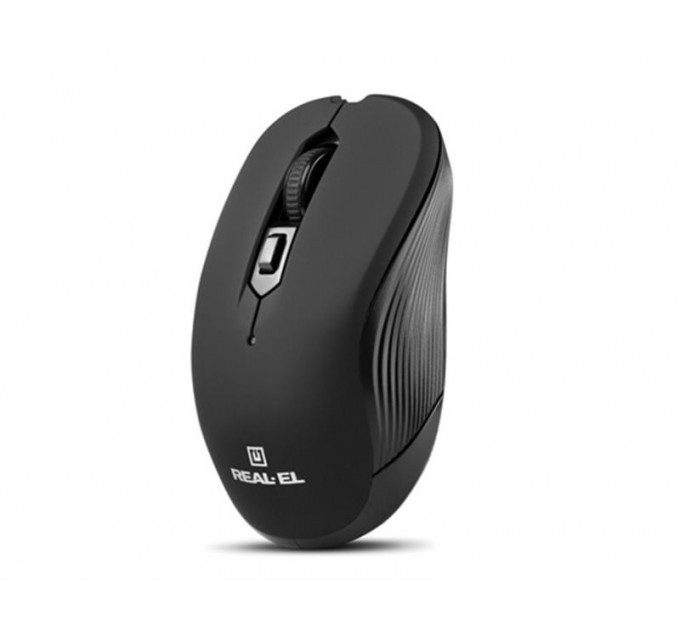 REAL-EL Миша бездротова REAL-EL RM-330 Black
