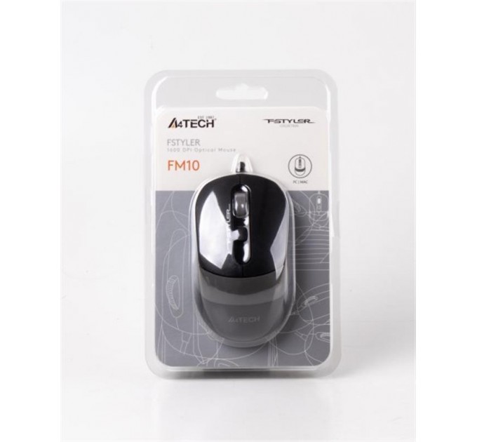 A4Tech Мышь A4Tech FM10 Black/Grey