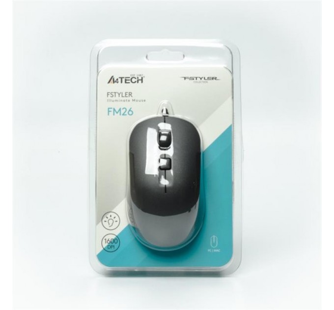 A4Tech Мышь A4Tech Fstyler FM26 Smoky Grey