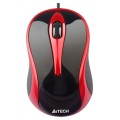 A4Tech Миша A4Tech N-350-2 Red/Black V-Track