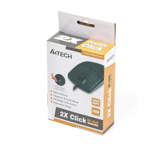 A4Tech Мышь A4Tech OP-620D Black