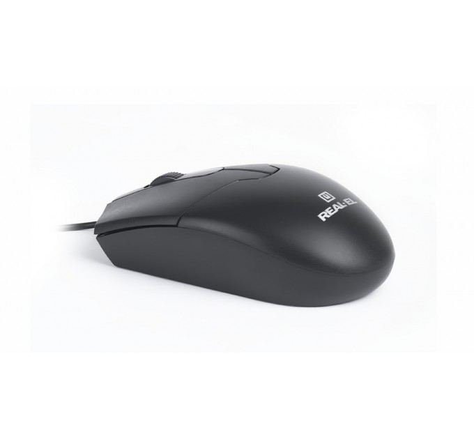 REAL-EL Мышь REAL-EL RM-208 Black (EL123200030)