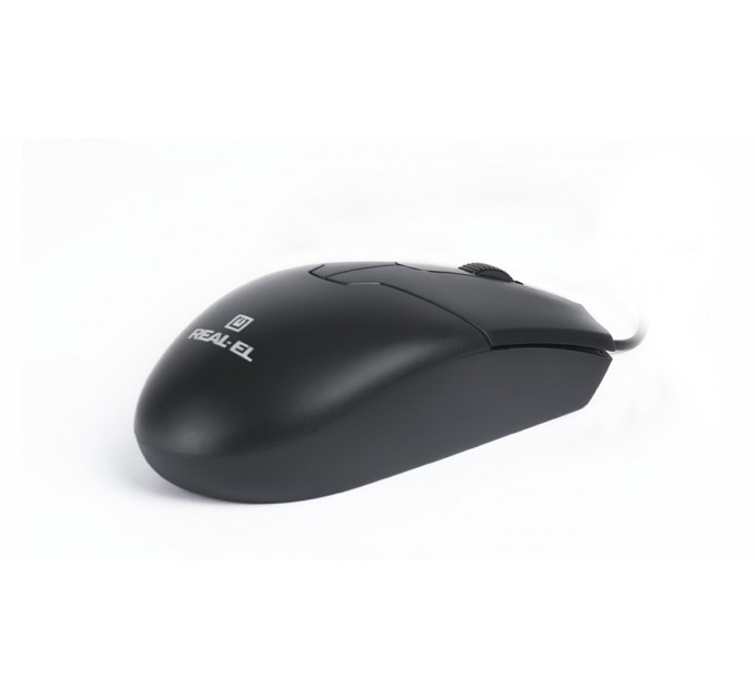 REAL-EL Мышь REAL-EL RM-208 Black (EL123200030)