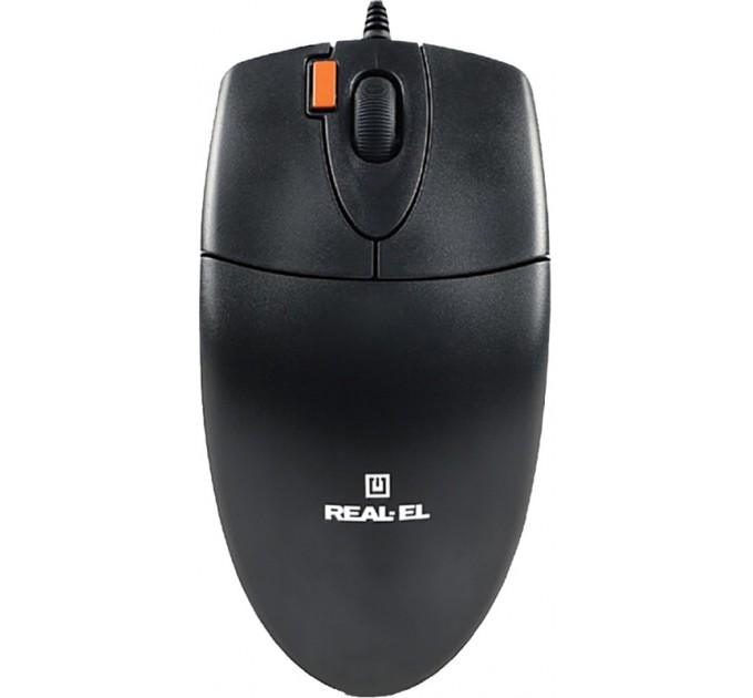 REAL-EL Миша REAL-EL RM-220 Black (EL123200026)