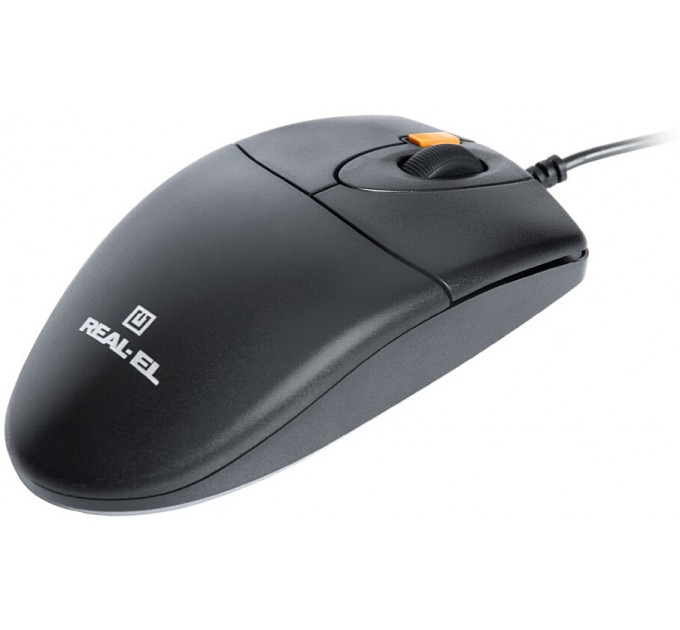 REAL-EL Миша REAL-EL RM-220 Black (EL123200026)