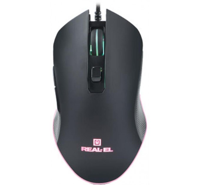 REAL-EL Миша REAL-EL RM-550 Black (EL123200027)