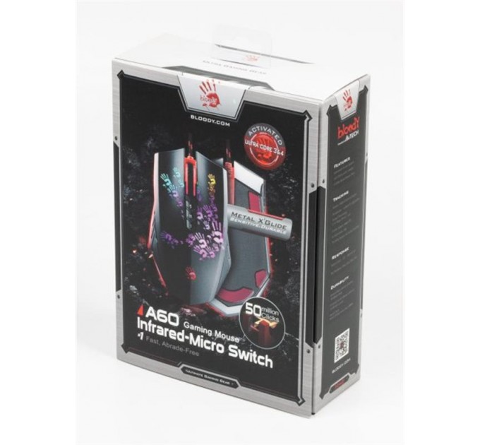 A4Tech Мышь A4Tech A60A Bloody Black