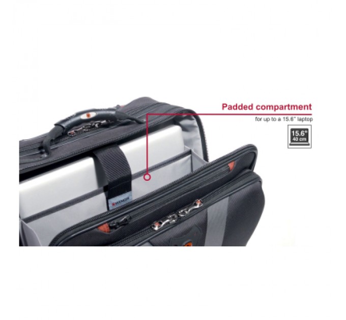 Wenger Сумка для ноутбука Wenger 16" Granada, Wheeled Case, Black (600659)