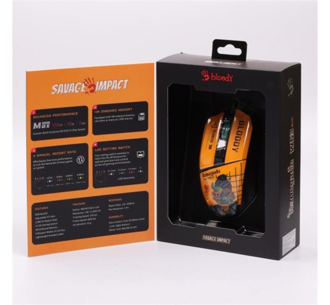 A4Tech Мышь A4Tech Bloody W63 Max Renegade Sunset