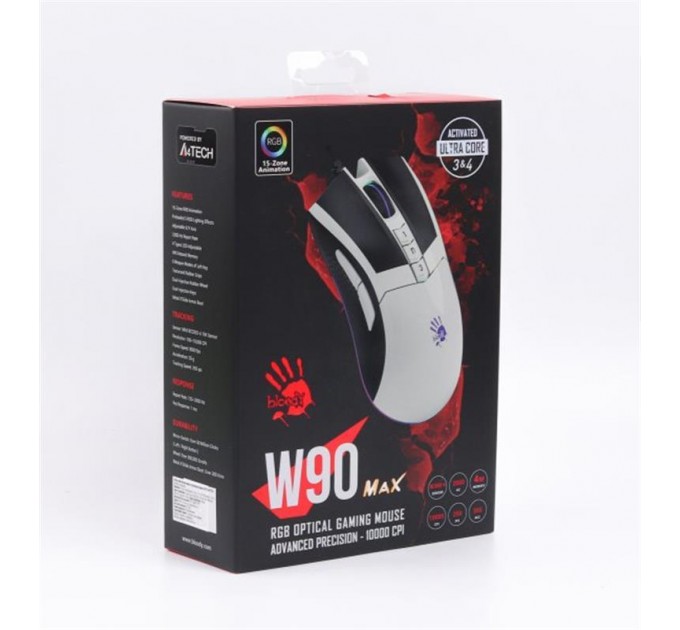 A4Tech Мышь A4Tech Bloody W90 Max Panda White
