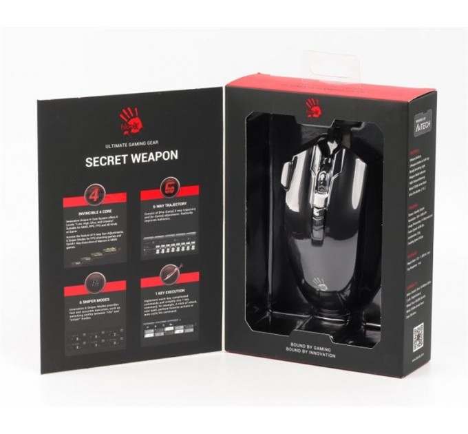 A4Tech Мышь A4Tech V9MA Bloody Black