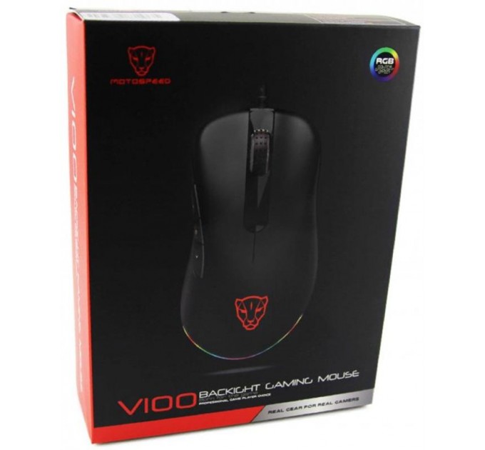 Motospeed Мышь Motospeed V100 Black (mtv100)