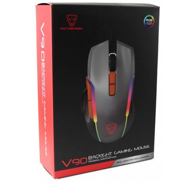 Motospeed Мышь Motospeed V90 Black (mtv90b)