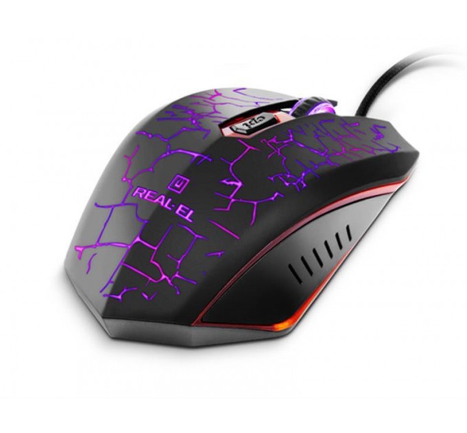 REAL-EL Миша REAL-EL RM-505 Black (EL123200018)