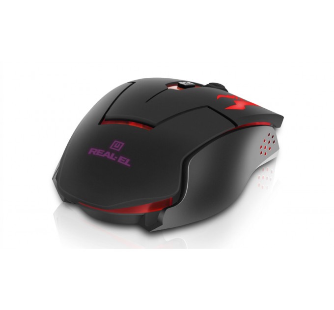 REAL-EL Миша REAL-EL RM-520 Gaming Black  (EL123200020)