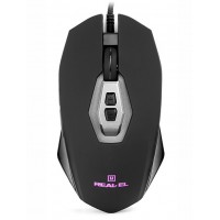 Миша REAL-EL RM-525 Black (EL123200029)