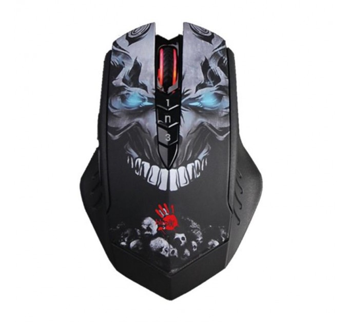 A4Tech Мышь беспроводная A4Tech R80 Plus Bloody (Skull) Black