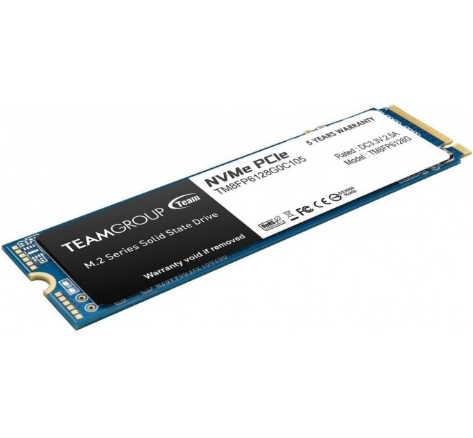 Team Накопитель SSD  128GB Team MP33 M.2 2280 PCIe 3.0 x4 3D TLC (TM8FP6128G0C101)