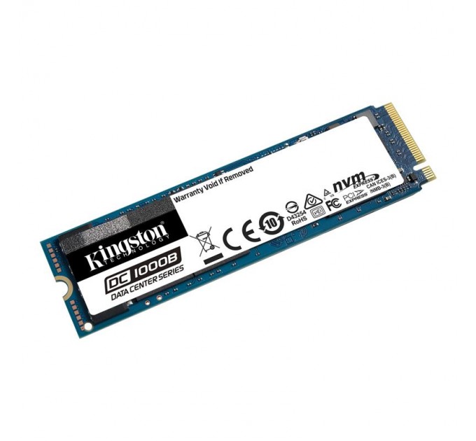 Kingston Накопитель SSD  480GB M.2 NVMe Kingston DC1000 M.2 2280 PCIe 3.0 x4 3D TLC (SEDC1000BM8/480G)