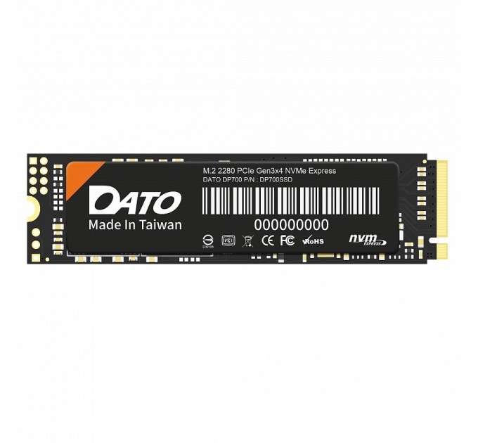 Dato Накопитель SSD 1TB Dato DP700 M.2 2280 PCIe 3.0 x4 NVMe 3D NAND (DP700SSD-1TB)
