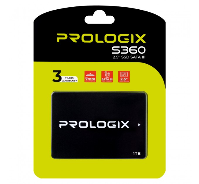 Prologix Накопичувач SSD 1TB Prologix S360 2.5" SATAIII TLC (PRO1000GS360)