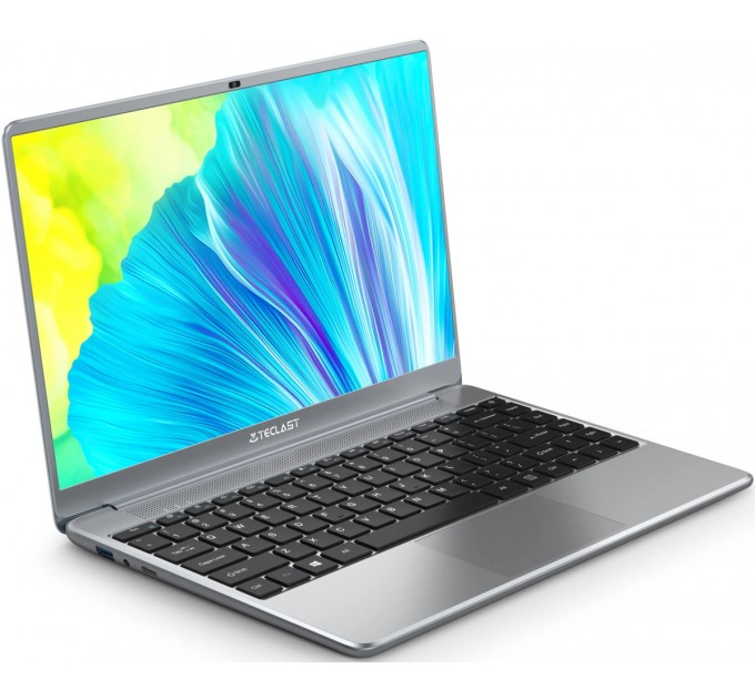Teclast Ноутбук Teclast F7 Plus3 (Z000000999601); 14" FullHD (1920x1080) IPS LED глянцевый / Intel Processor N95 (3.4 ГГц) / RAM 16 ГБ / SSD 256 ГБ / Intel UHD Graphics / без ОП / Wi-Fi / BT / Windows 11 / 1.3 кг / серый