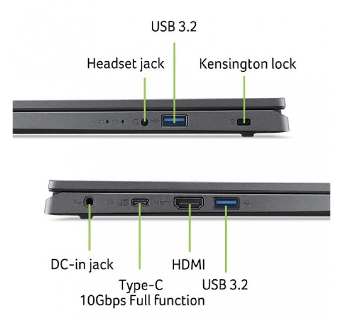 Acer Ноутбук Acer Extensa 15 EX215-23-R01B (NX.EH3EU.00F) Steel Gray