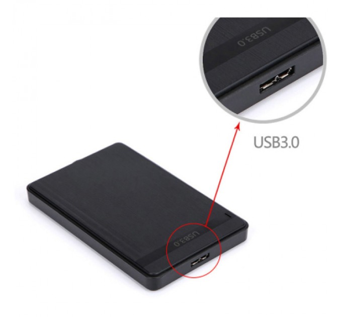 Dynamode Кишеня зовнішня Dynamode 2.5" SATA HDD/SSD USB 3.0 Black (DM-CAD-25317)