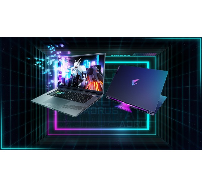GIGABYTE Ноутбук Gigabyte Aorus 16X (2024) (AORUS 16X ASG-63UAC64SH); 16" WQXGA (2560x1600) IPS LED матовый 165 Гц / Intel Core i9-14900HX (2.2 - 5.4 ГГц) / RAM 32 ГБ (Max 64 ГБ) / SSD 1 ТБ / nVidia GeForce RTX4070, 8 ГБ / без ОП / LAN / Wi-Fi / BT /