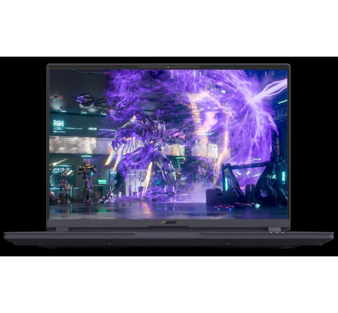 GIGABYTE Ноутбук Gigabyte Aorus 16X (2024) (AORUS 16X ASG-63UAC64SH); 16" WQXGA (2560x1600) IPS LED матовый 165 Гц / Intel Core i9-14900HX (2.2 - 5.4 ГГц) / RAM 32 ГБ (Max 64 ГБ) / SSD 1 ТБ / nVidia GeForce RTX4070, 8 ГБ / без ОП / LAN / Wi-Fi / BT /